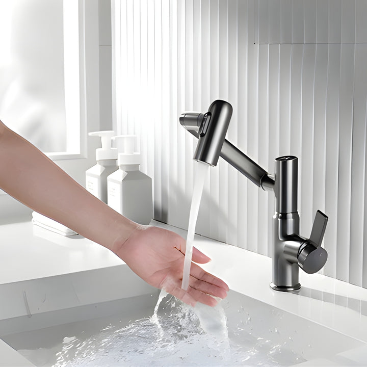 Davor Rotatable Bathroom Faucet with Temperature Display-DF2401